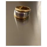 10KT GOLD RINGWITH DIAMONDS, GEMSTONES