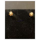 14KT GOLD DIAMOND STUD EARRINGS