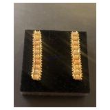 14KT GOLD DANGLING EARRINGS