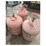 Three R410A Refrigerant Cylinders ï¿½ Empty