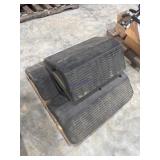 Four Heavy Duty Rubber Wheel Chocks