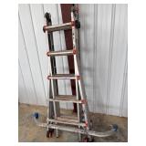 Little Giant Leveler Extension Ladder with Hinged