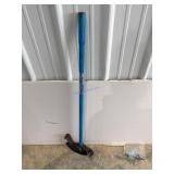 Blue Heavy-Duty Pipe Wrench with Long Handle