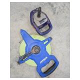 Kobalt Measuring Reel and Irwin Chalk Reel Set