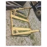 Metal Frame Rack Painted in Yellow