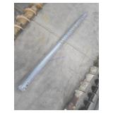 Heavy-Duty Steel Auger Extension with Spiral Flute