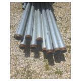 Galvanized Steel Piping, Pipe Holder Not Included