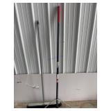Gulley Rake and Push Broom Combination Tools