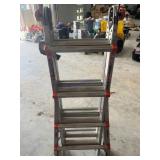 Little Giant Multi-17 Ladder, Aluminum, 300 lb Cap