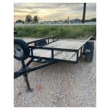 2017 8ï¿½ LGT Single Axel Utility Trailer with Wood