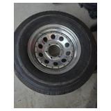 Steel Wheel with Mounted ST225/75R15 Tire
