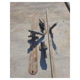 Lot of Vintage Concrete Trowel Tools and Handles