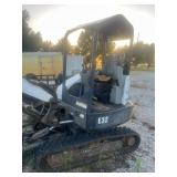 2022 Bobcat E32 Mini Excavator.  s/n B4GR14093.