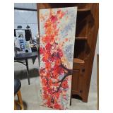 Hand-Painted Floral Canvas Wall Art