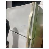 White Top-Freezer Refrigerator with Two Doors