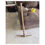 Wood Handle Pickaxe with Metal Head