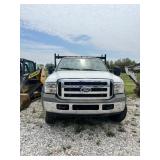 2005 Ford F-550 Flatbed Truck with Diesel Engine