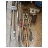 Assorted Tools and Valve Assembly Lot