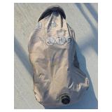 Gray Water Storage Bag with Spout and Strap Closur