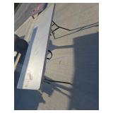 Rectangular Folding Table With Metal Frame