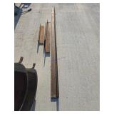 Lot of Steel I-Beams and Metal Strips