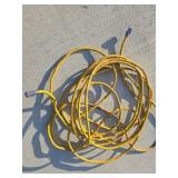 Yellow Outdoor Extension Cord with Plug Ends