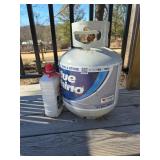 Blue Rhino Propane Bottle with Additional Containe