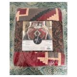 Your Lifestyle Mojave Red King Quilt Set