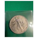 1945 Liberty Walking Half Dollar Coin