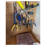 Hand Tools with Pegboard Hook Attachment