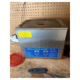 Digital Ultrasonic Cleaner with Stainless Steel Bu