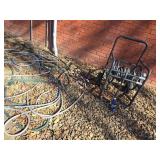 Metal Hose Reel Cart With Wheels