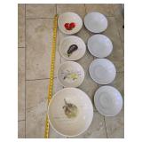 Decorative Stoneware and Porcelain Bowls