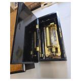 Wooden Music Box with Brass Mechanism and Control