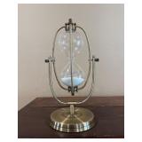 Brass Hourglass Timer With Rotating Mechanism