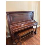 Early 20th Century Upright Piano by B. Shoninger w
