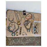 Jewelry With Turquoise, Coral, and Metal Accents