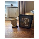 Framed Glenn Gant 1947 Artwork Dance and Orn