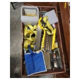 Tools and Materials Including Rope and Power Tool