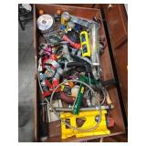 Drawer Containing Assorted Tools and Hardware