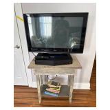 Vizio VP322 HDTV10A Television On Distressed Woode