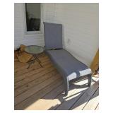 Telescope Casual Outdoor Chaise Lounge With Side T