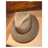 Stetson 7 3/8 Hat in Original 150th Anniversary Bo