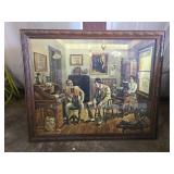 Framed Artwork Signed by Lee Dubin Depicting Law O