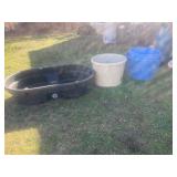 Rubbermaid Stock Tank and Plastic Buckets