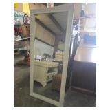 At Home Decorative Mirror, 30 x 66 in, White Frame