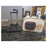 Portable Pet Carrier with Rolling Trolley