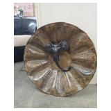 Metal Wall Art With Elephant Design