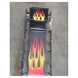 Metal Frame Creeper With Flame Design