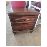 Rotta Solid Wood Furniture Two-Drawer Nightstand
